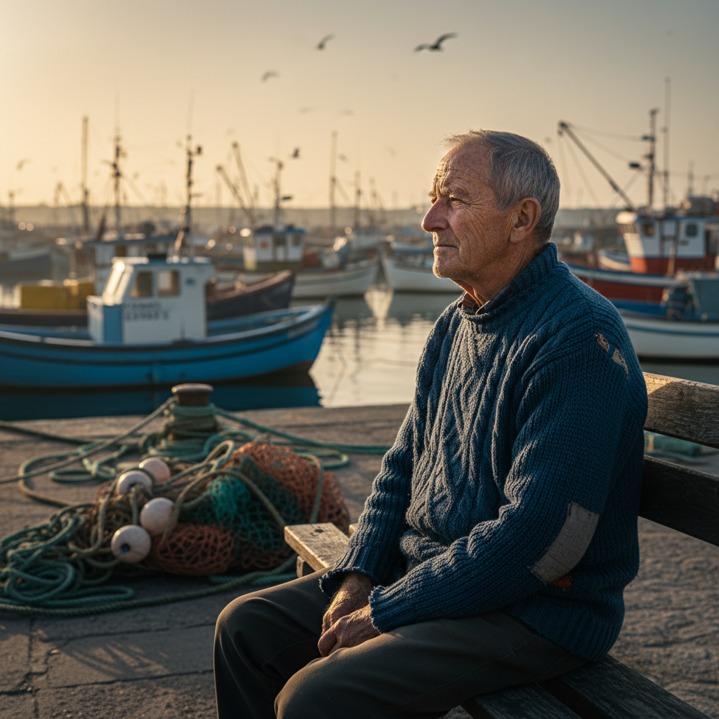 Fisherman at Sunrise